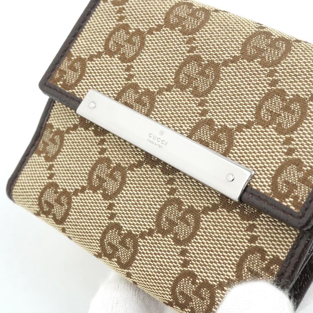 ✨新品未使用・箱付き✨　GUCCI ミニ財布　インターロッキング　キャンバス