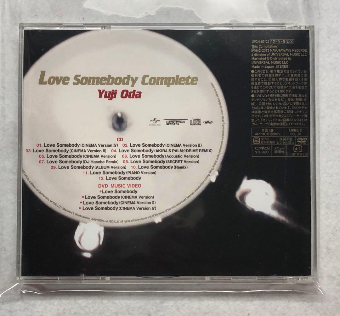 初回盤 Love Somebody 完全盤 CD+DVD 2枚組 織田裕二