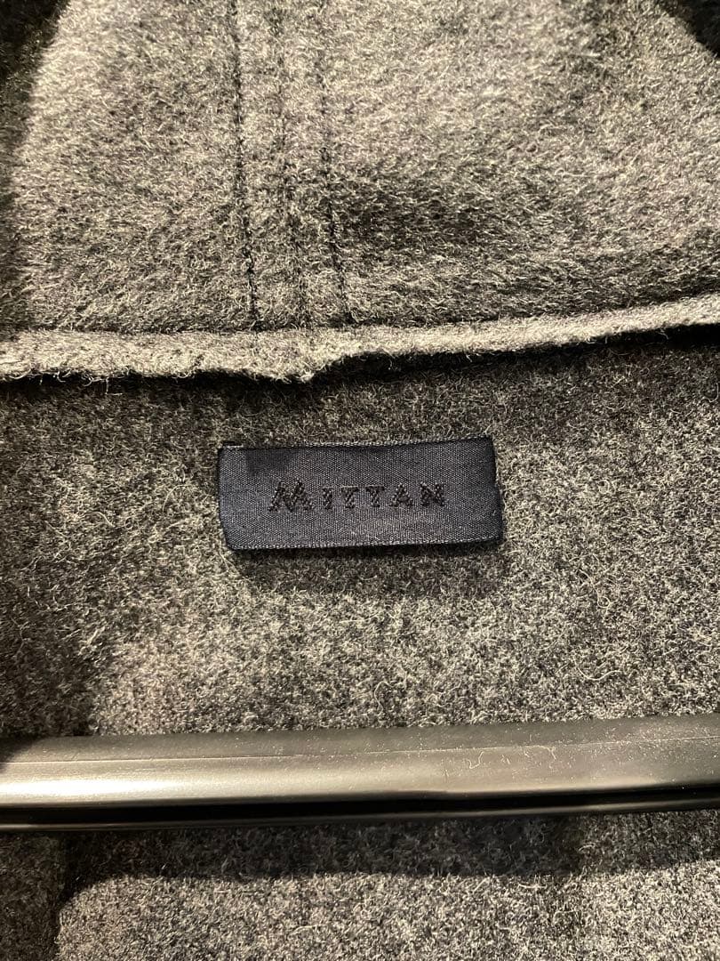 【美品】MITTAN 半纏コート 灰 サイズ3日本製 グレー