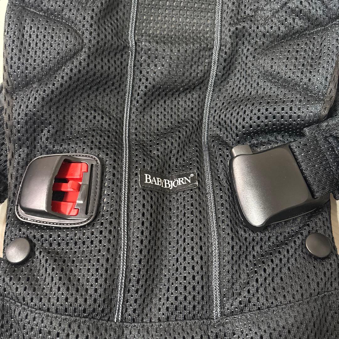 【美品】BABYBJÖRN ワンカイエアー　抱っこ紐 ブラック