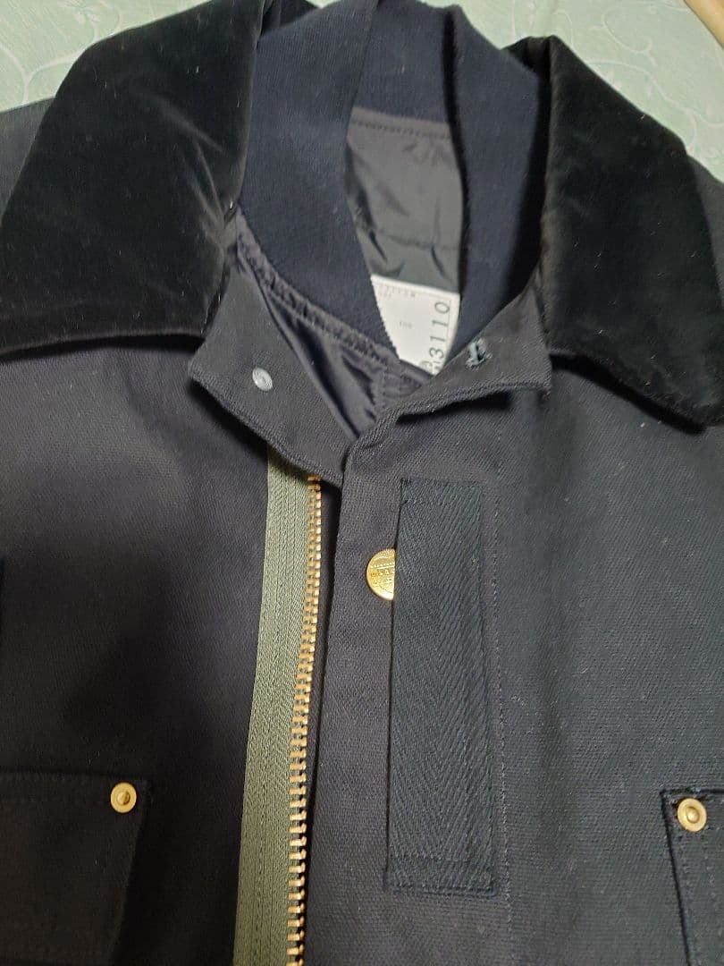 sacai × Carhartt WIP キャンバスMA-1ジャケットミシガン