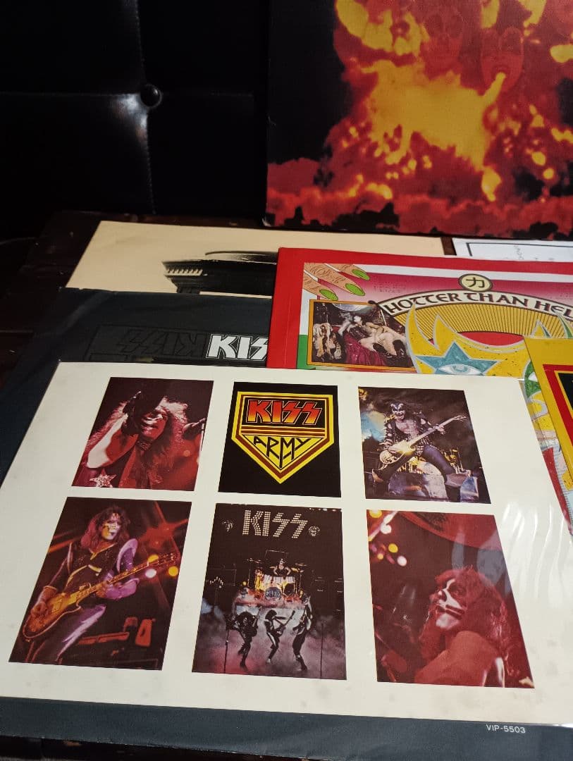 3LP 地獄の全貌 The originalsキッス KISS 特典　ステッカー