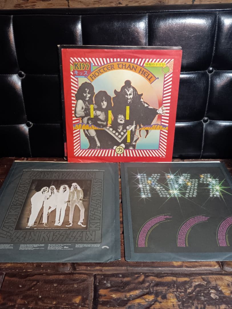 3LP 地獄の全貌 The originalsキッス KISS 特典　ステッカー