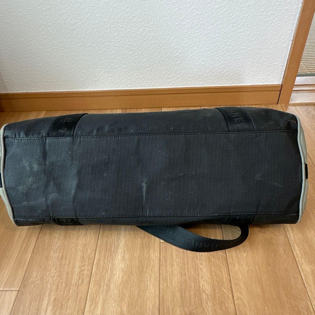CHANEL ボストンバッグ グレー/ブラック　スポーツライン