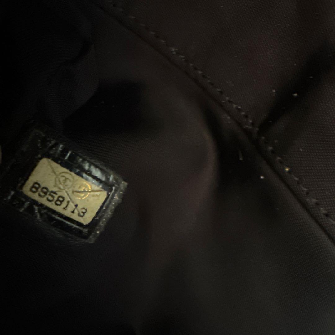 CHANEL ボストンバッグ グレー/ブラック　スポーツライン
