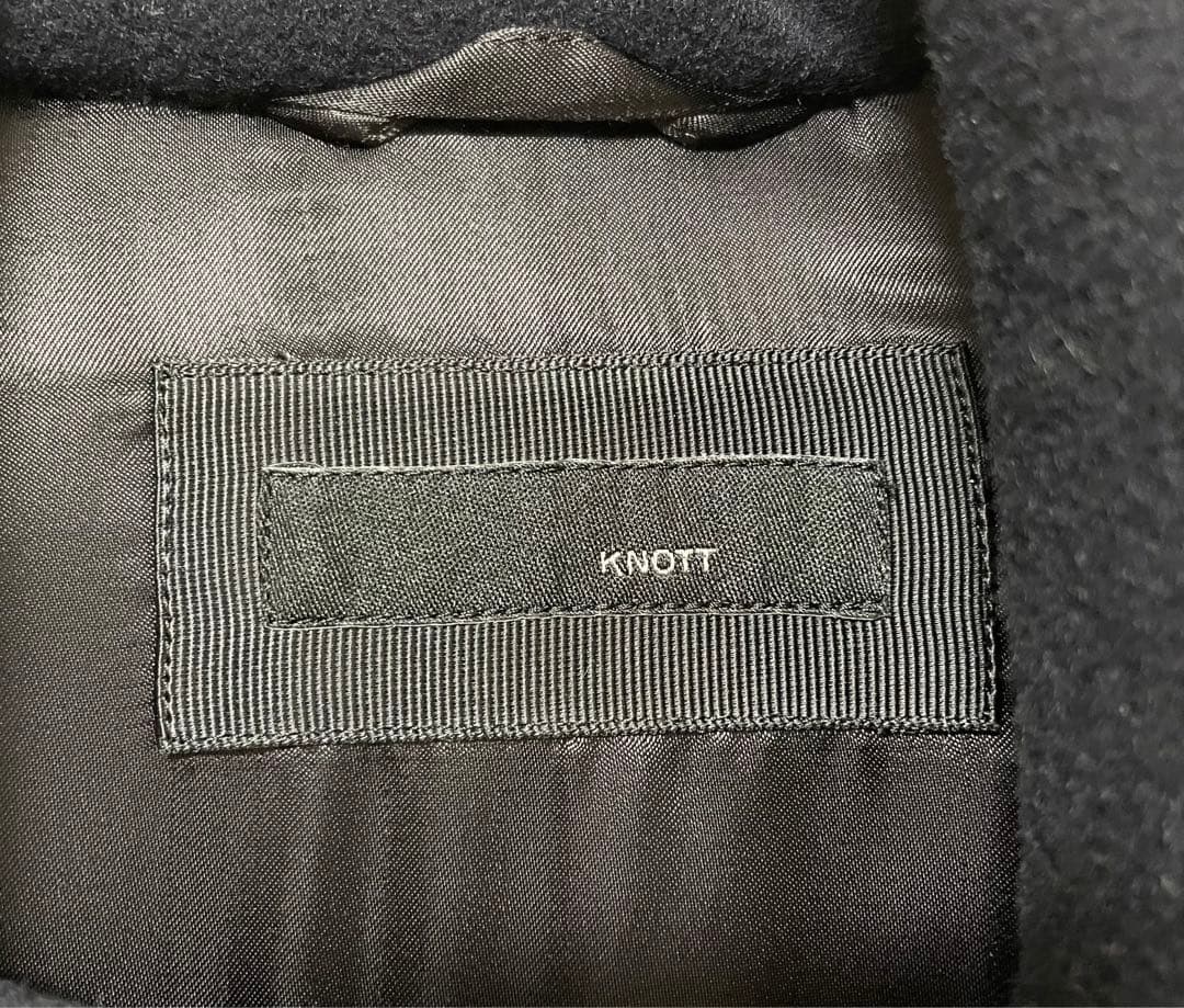わ*2様 KNOTT ネイビー ダッフルコート トゥモローランド