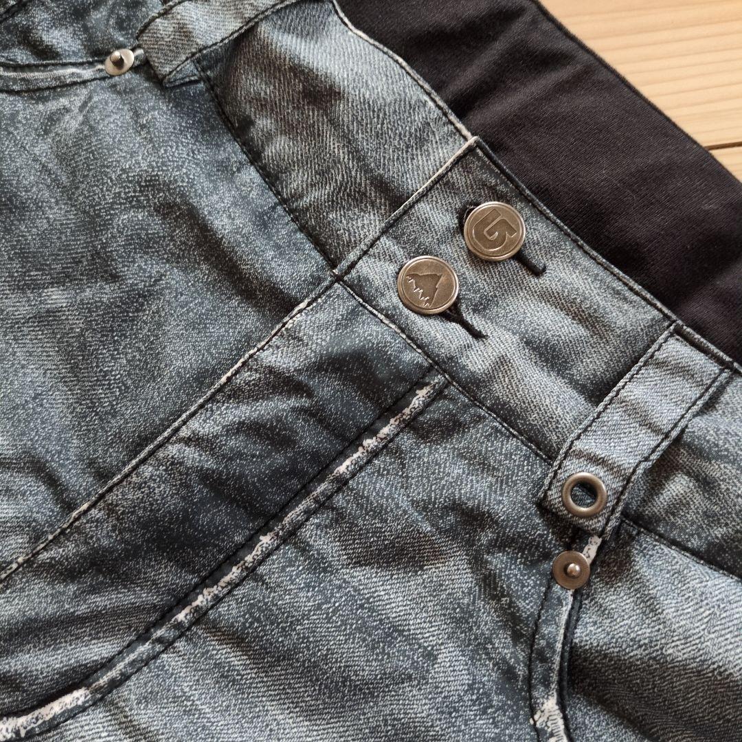 yoshi様未使用級！バートン MB JEANS PT スノボパンツ　デニム調