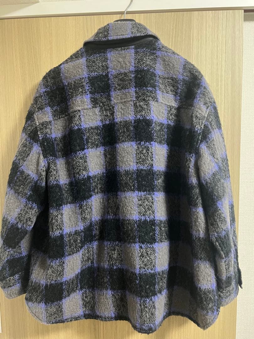 is-ness CPO SHIRT JACKET M パープル
