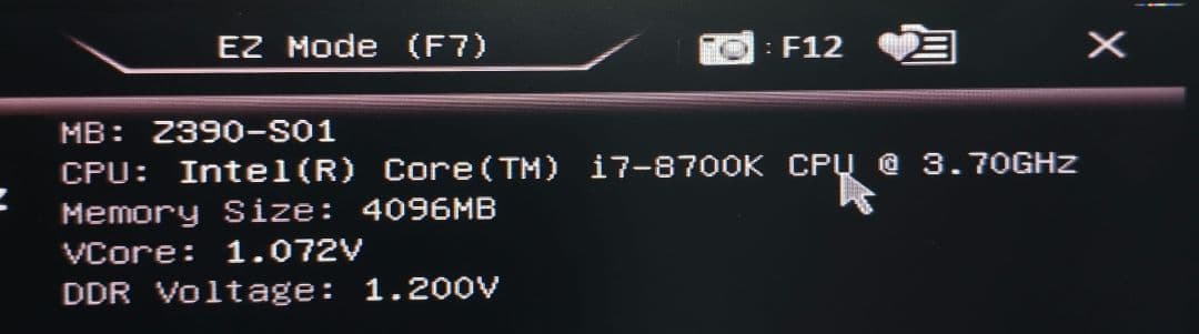 CPU CPU INTEL CORE i7 8700K