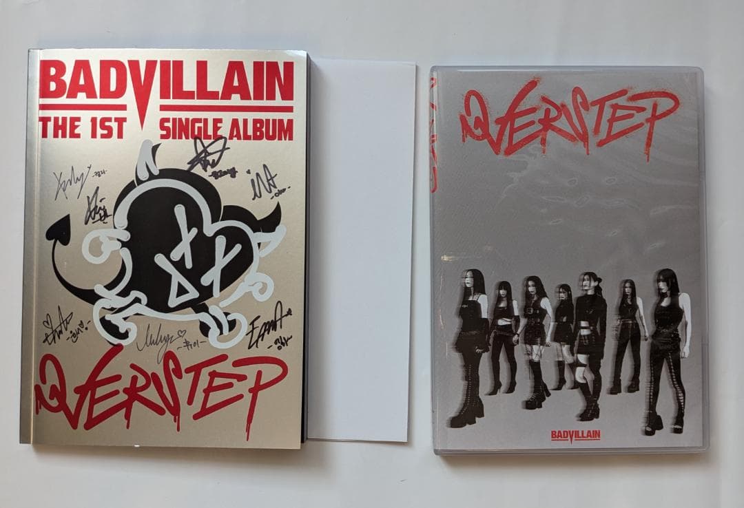 ★国内発送◆非売品◆メンバーサインCD◆BADVILLAIN◆OVERSTEP