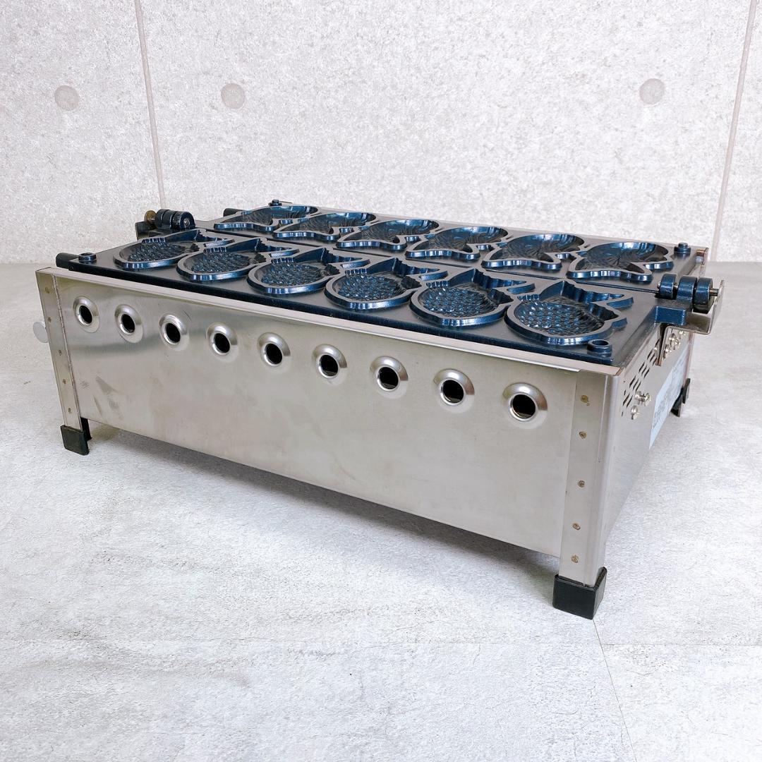 【現状品】業務用 ガス式 たい焼き器 2連式 SM-DYS-R6