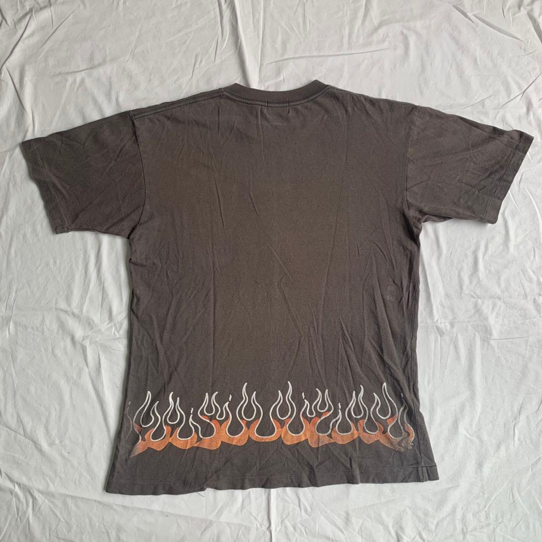 トップス vintage Harley-Davidson flame design tee