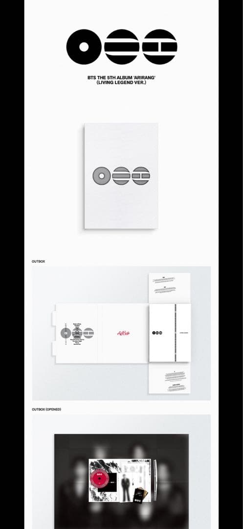 BTS ARIRANG アルバム2形態+JIN JIMINトレカ