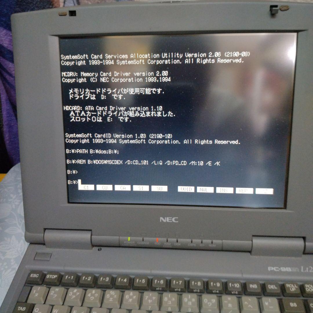 ■NEC B5note PC-9821Lt2/7A 訳あり My98#4