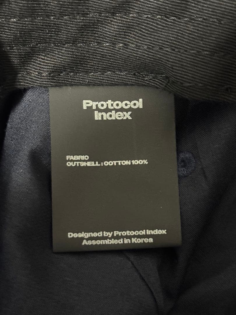 Protocol index 刺繍ロゴ ベースボールキャップ