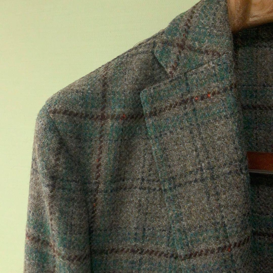 極美品 BOGLIOLI ボリオリ DOVER ウールジャケット 48 チェック