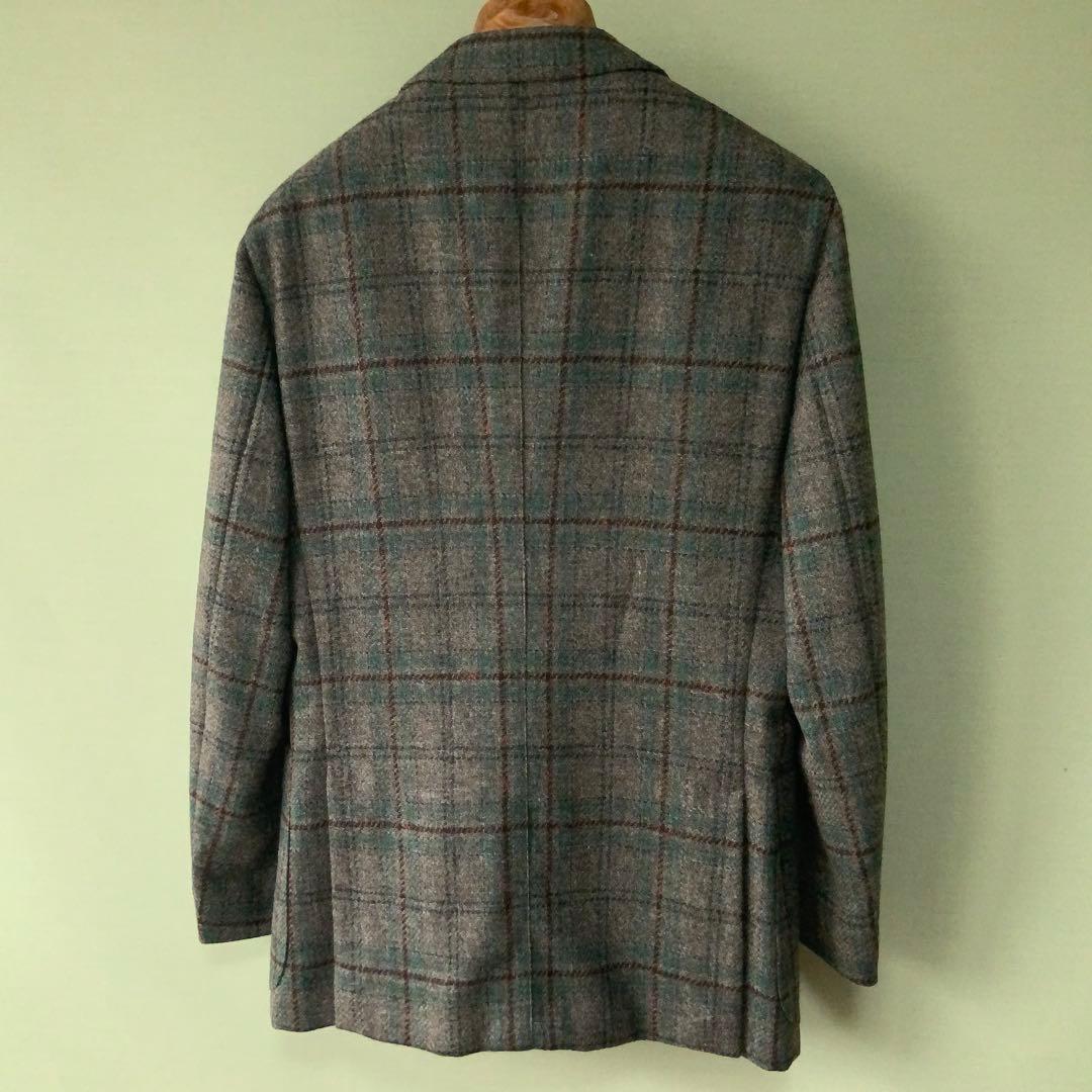 極美品 BOGLIOLI ボリオリ DOVER ウールジャケット 48 チェック