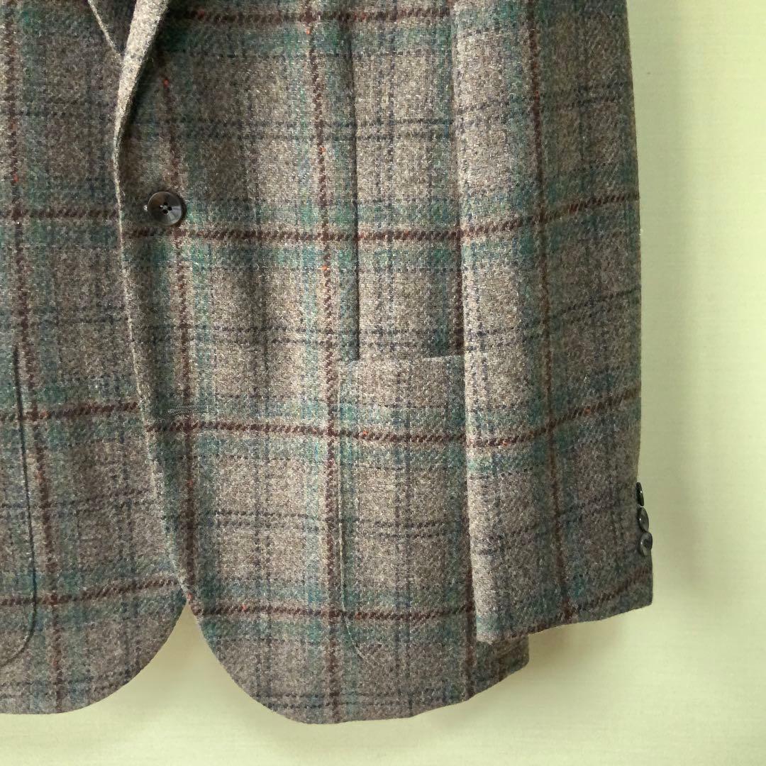 極美品 BOGLIOLI ボリオリ DOVER ウールジャケット 48 チェック