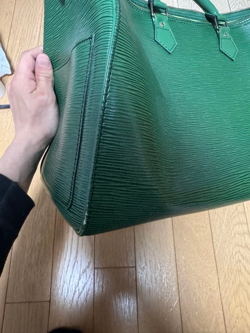 LOUIS VUITTON エピ　スピーディ　40 グリーン ボストンバッグ