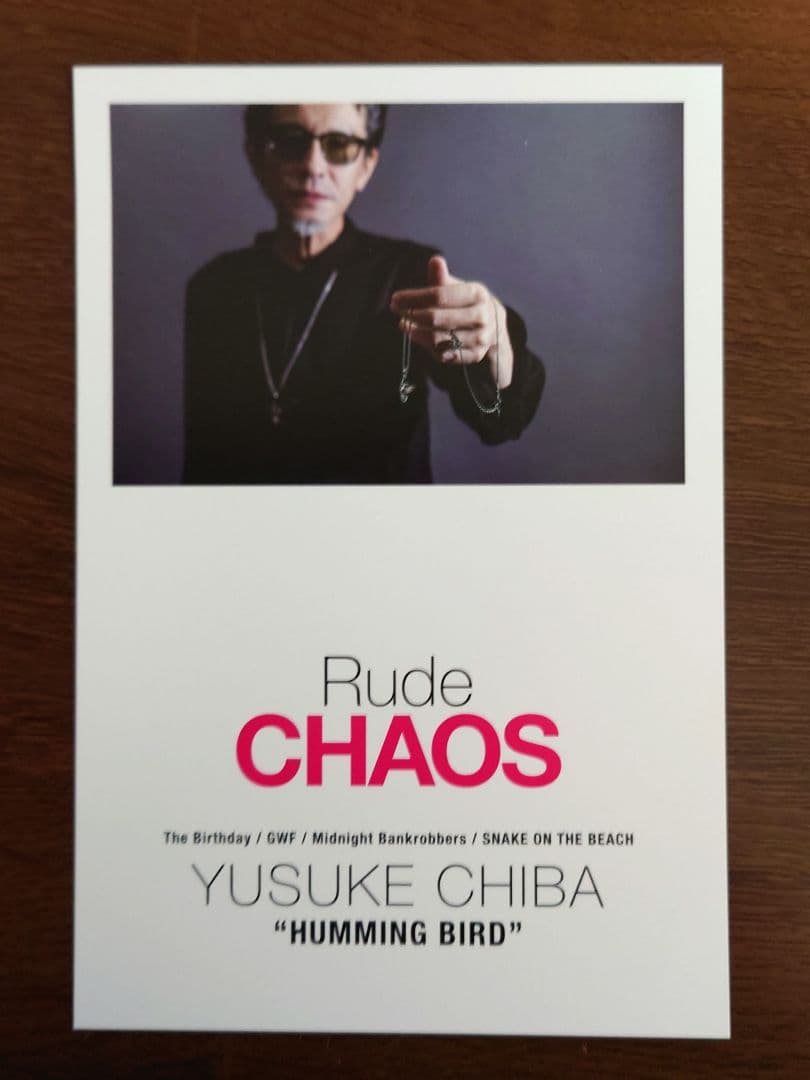 チバユウスケ YUSUKE CHIBA \"HUMMING BIRD\"ネックレス