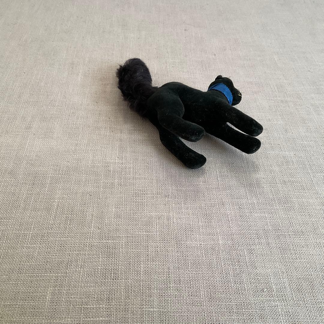 ヴィンテージ ブラックキャット10cm トムキャット　シュタイフ　置物