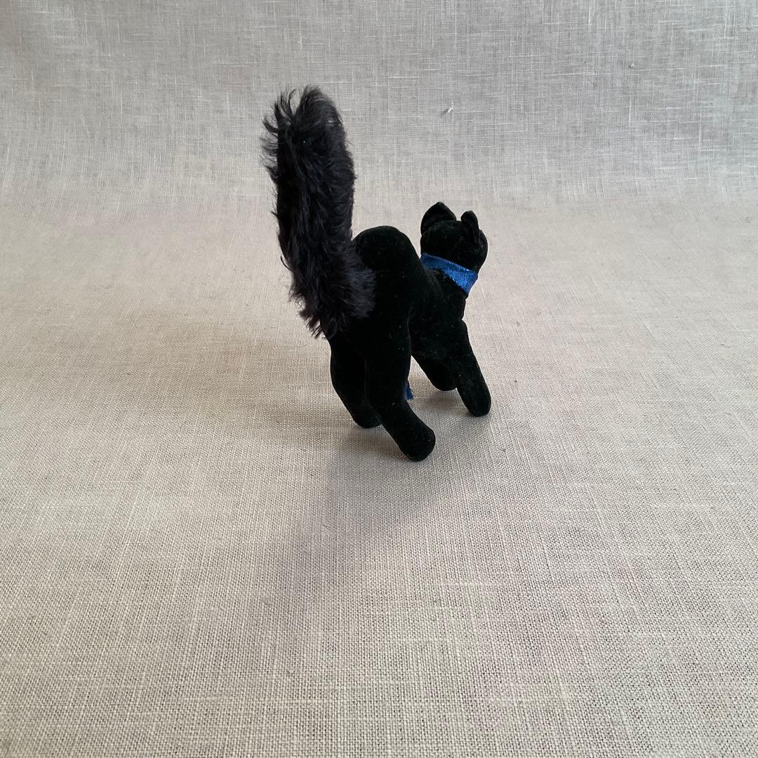 ヴィンテージ ブラックキャット10cm トムキャット　シュタイフ　置物