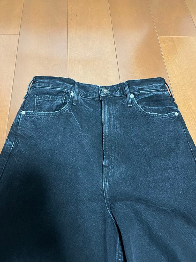 L'Appartement アッパーハイツ デニム　ブラック　サイズ25