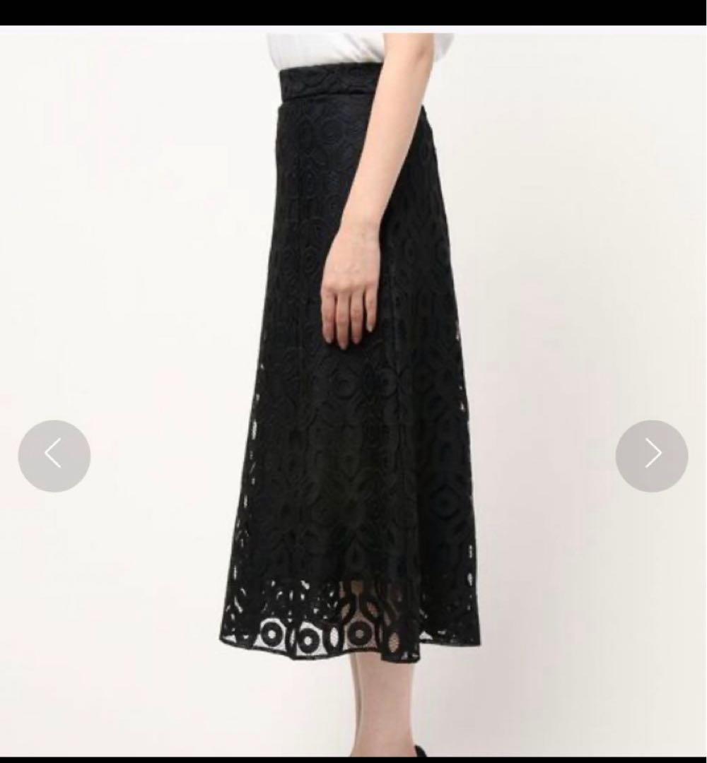 美品【LOULOU WILLOUGHBY】サークルレーススカート