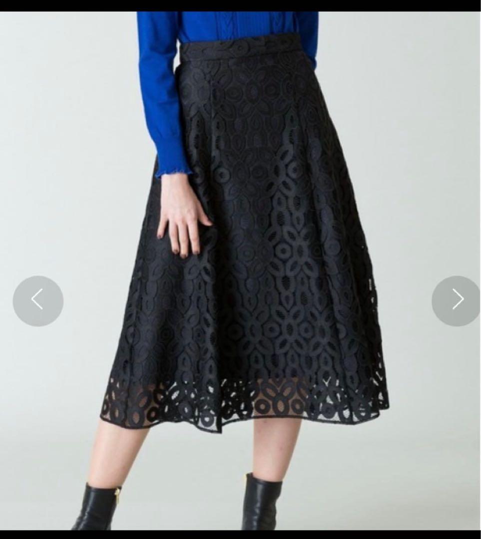 美品【LOULOU WILLOUGHBY】サークルレーススカート