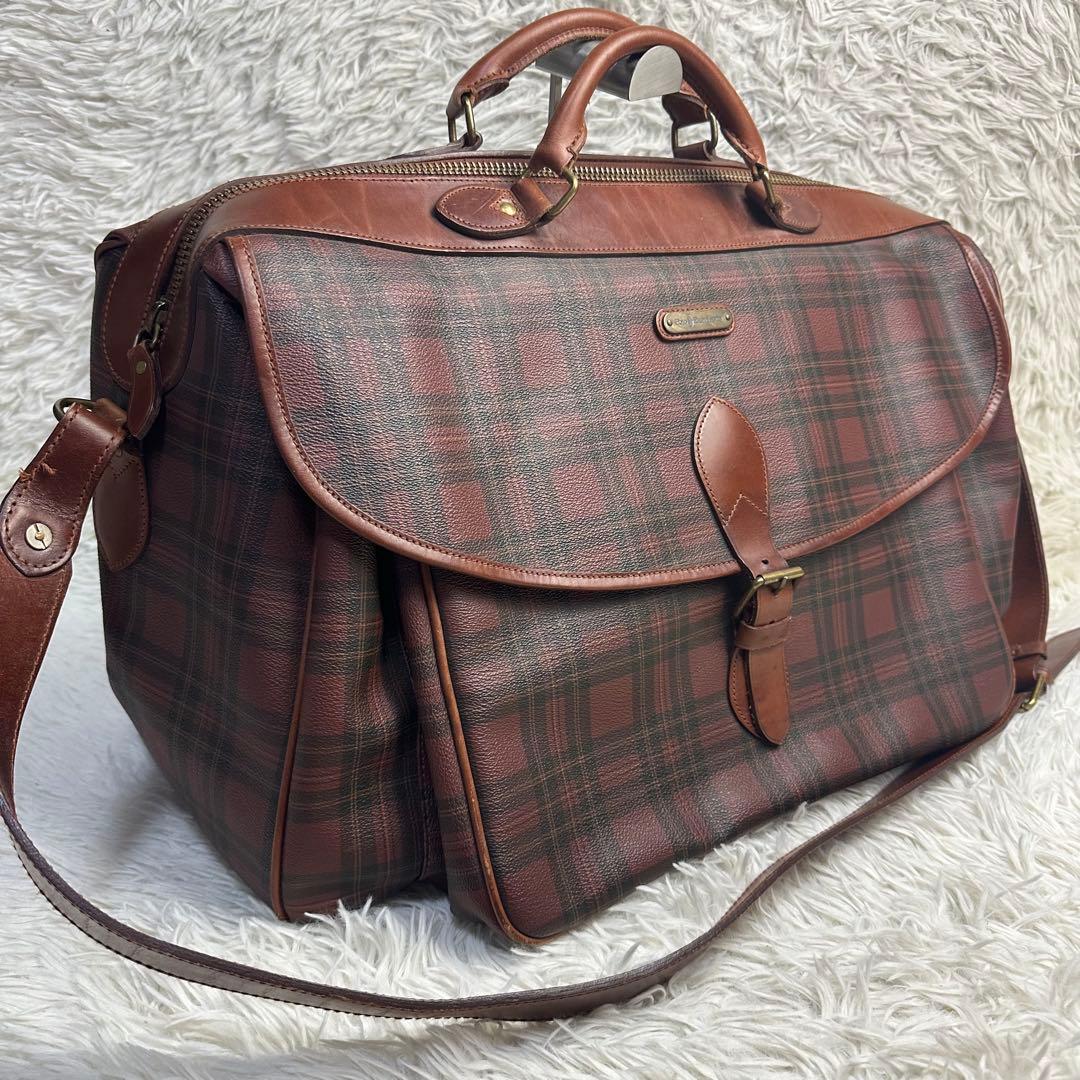 美品 ポロラルフローレン ヴィンテージ 2way 大型ボストンバッグ 旅行用