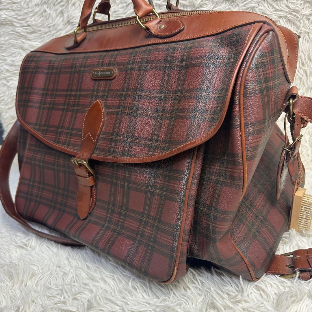 美品 ポロラルフローレン ヴィンテージ 2way 大型ボストンバッグ 旅行用