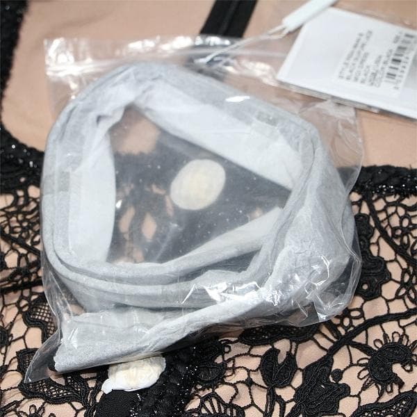 あ*ね様 セルフポートレイト ワンピース ギピュール 花柄 レース 黒 UK8
