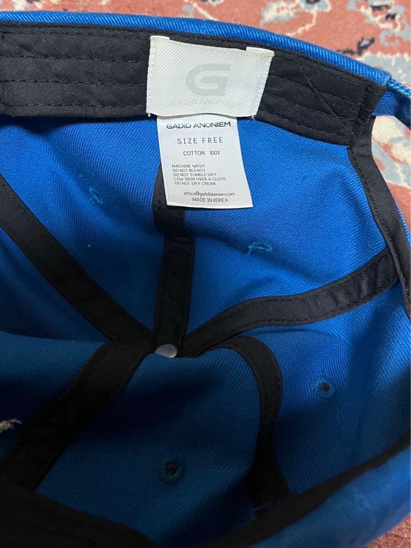 GADID ANONIEM LUKE キャップ