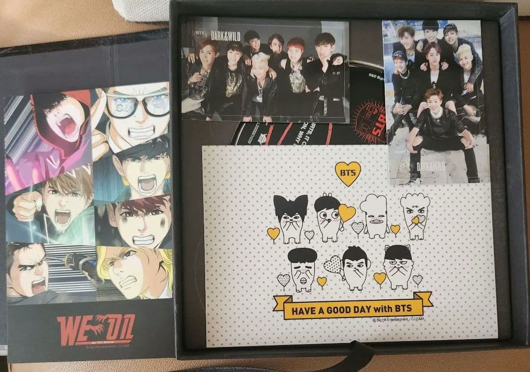 BTS DARK&WILD メンバー直筆サイン入りCD