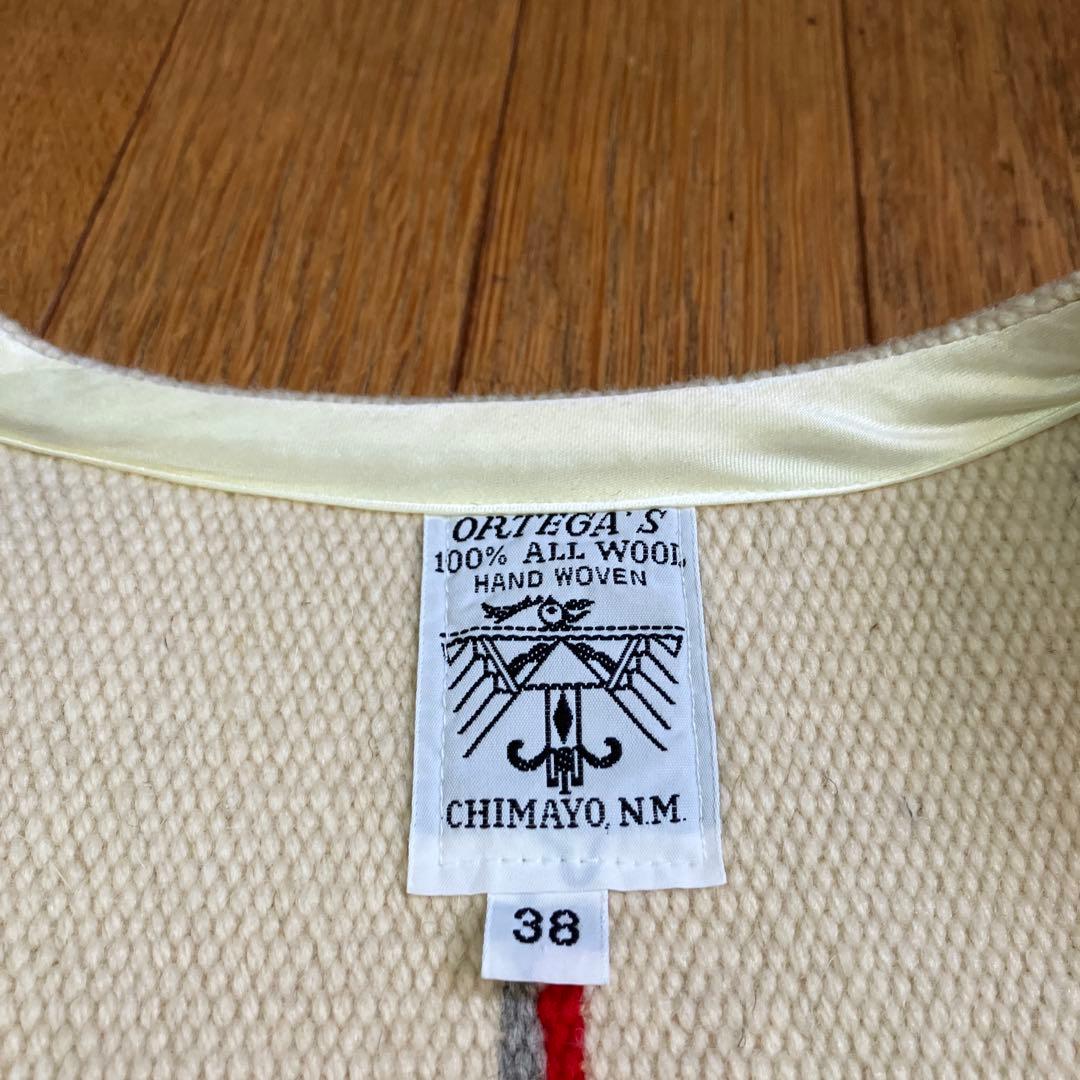 ORTEGA'S ウールベスト 38サイズ　ナチュラル 美品