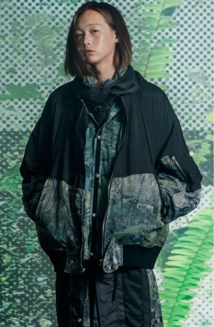 カモフラージュパターン ジャケットFOREST 森林 カモフラージュ柄