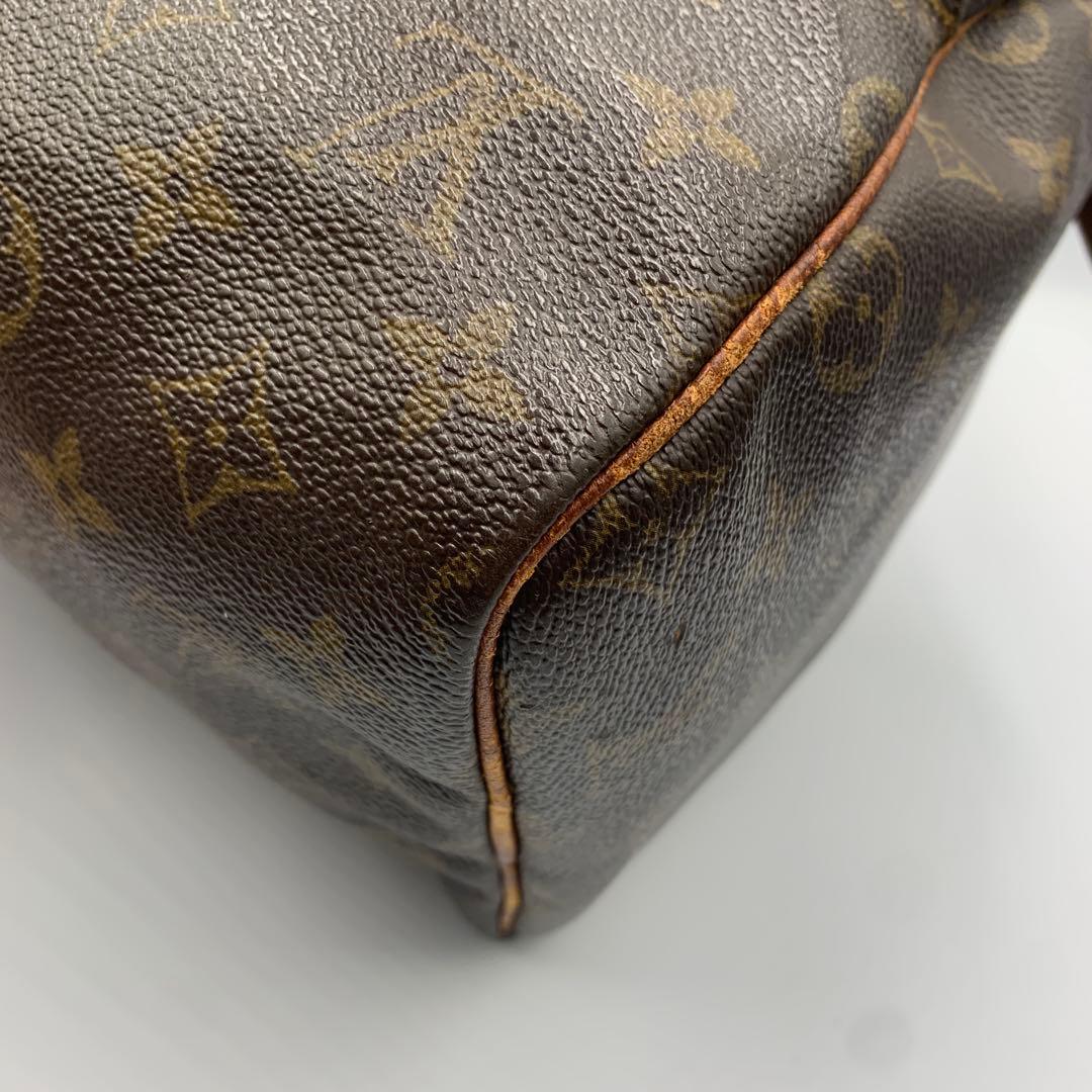 LOUIS VUITTON M41526 スピーディ30 モノグラム 南京錠 茶