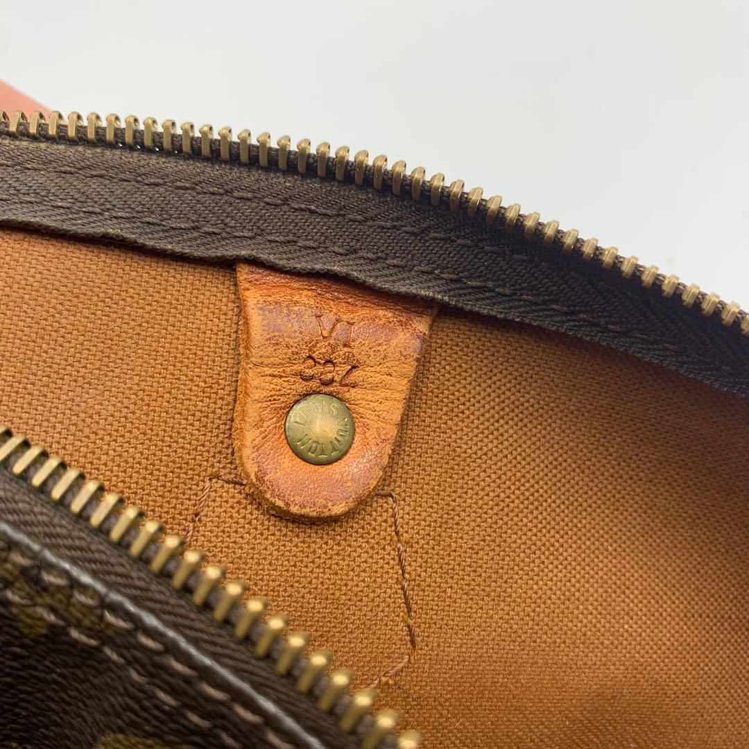 LOUIS VUITTON M41526 スピーディ30 モノグラム 南京錠 茶