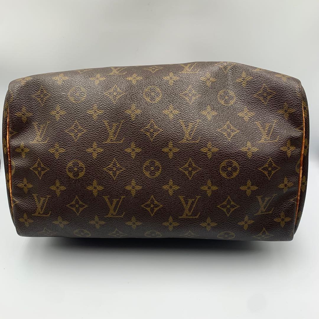 LOUIS VUITTON M41526 スピーディ30 モノグラム 南京錠 茶