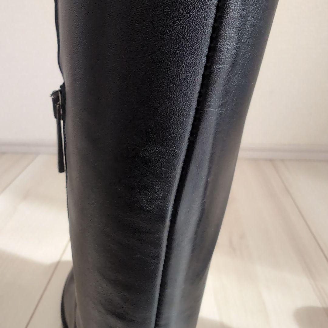 新品未使用【REMME/レメ】 BASICロングブーツ黒　35　22.5cm