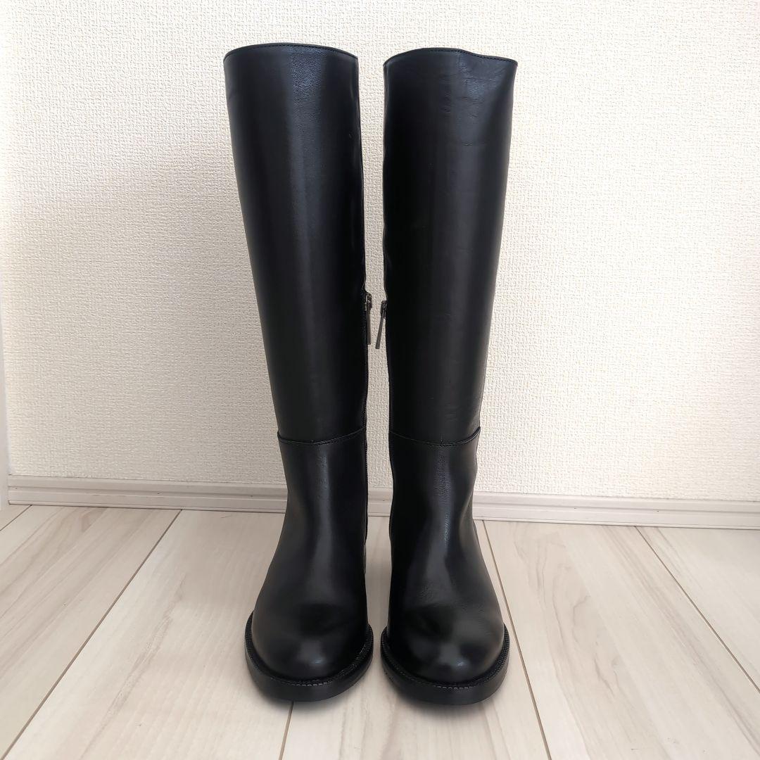 新品未使用【REMME/レメ】 BASICロングブーツ黒　35　22.5cm