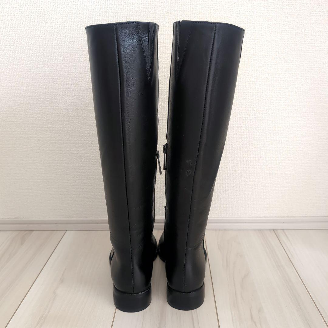 新品未使用【REMME/レメ】 BASICロングブーツ黒　35　22.5cm