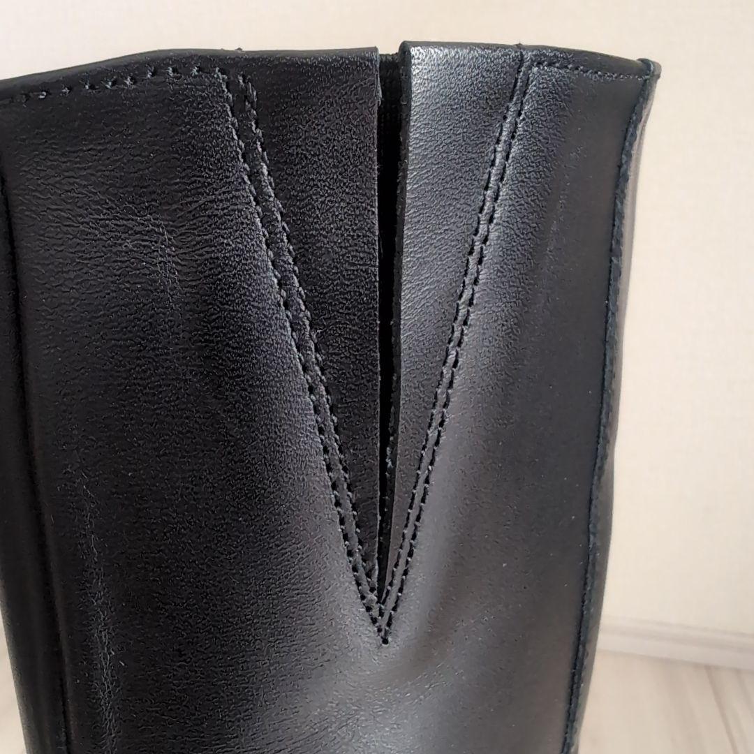 新品未使用【REMME/レメ】 BASICロングブーツ黒　35　22.5cm