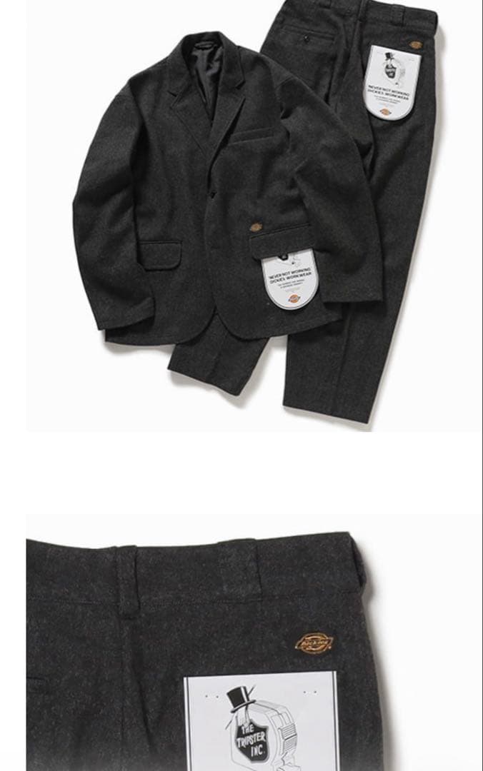 【TRIPSTER×DICKIES】ツイードスーツ
