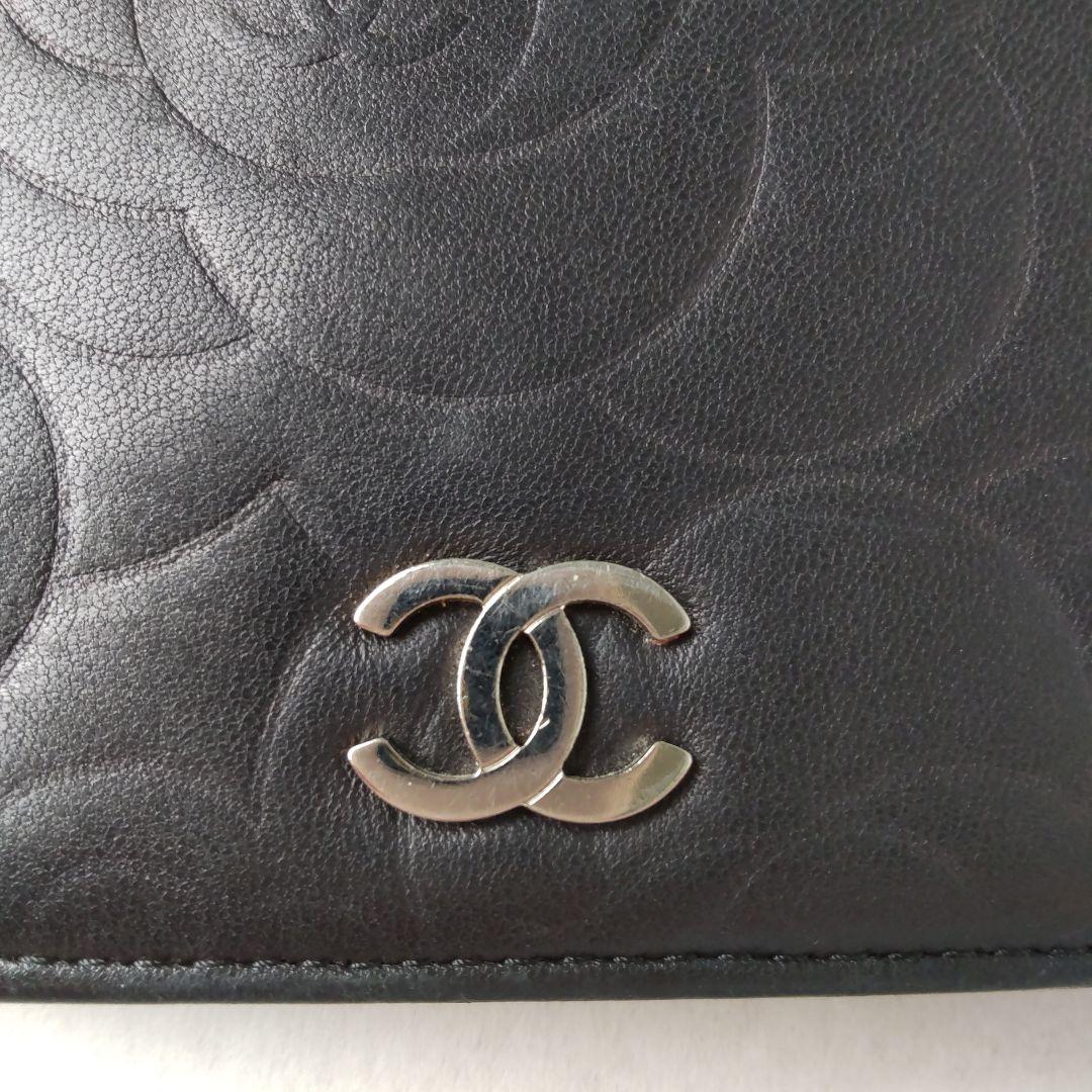 CHANEL シャネル カメリア ココマーク 2つ折り 長財布