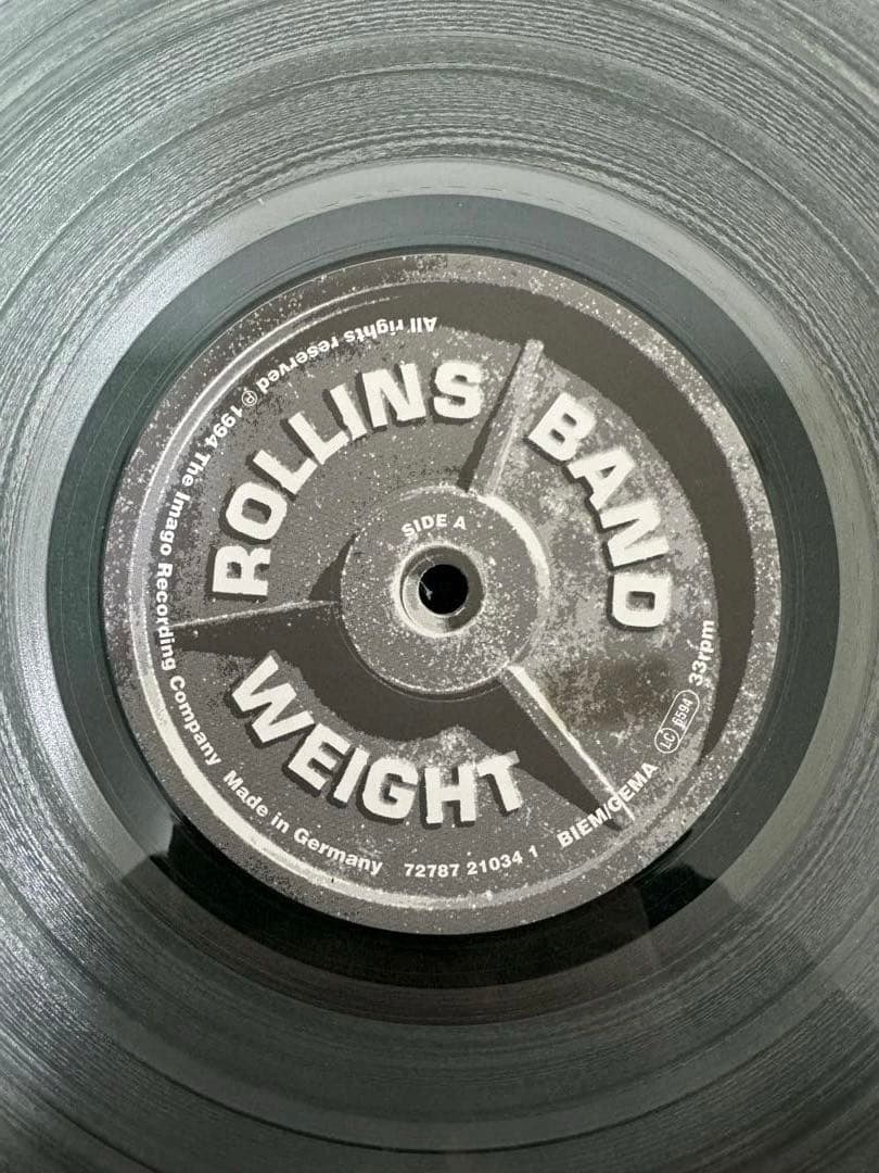 ROLLINS BAND レコード　clear color vinyl