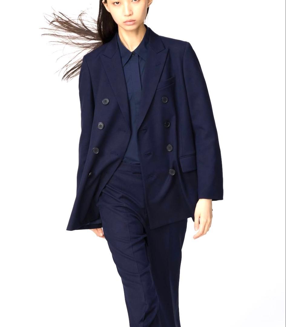 週末限定　完売　新品UNIQLO C ダブルテーラードジャケット ブラック