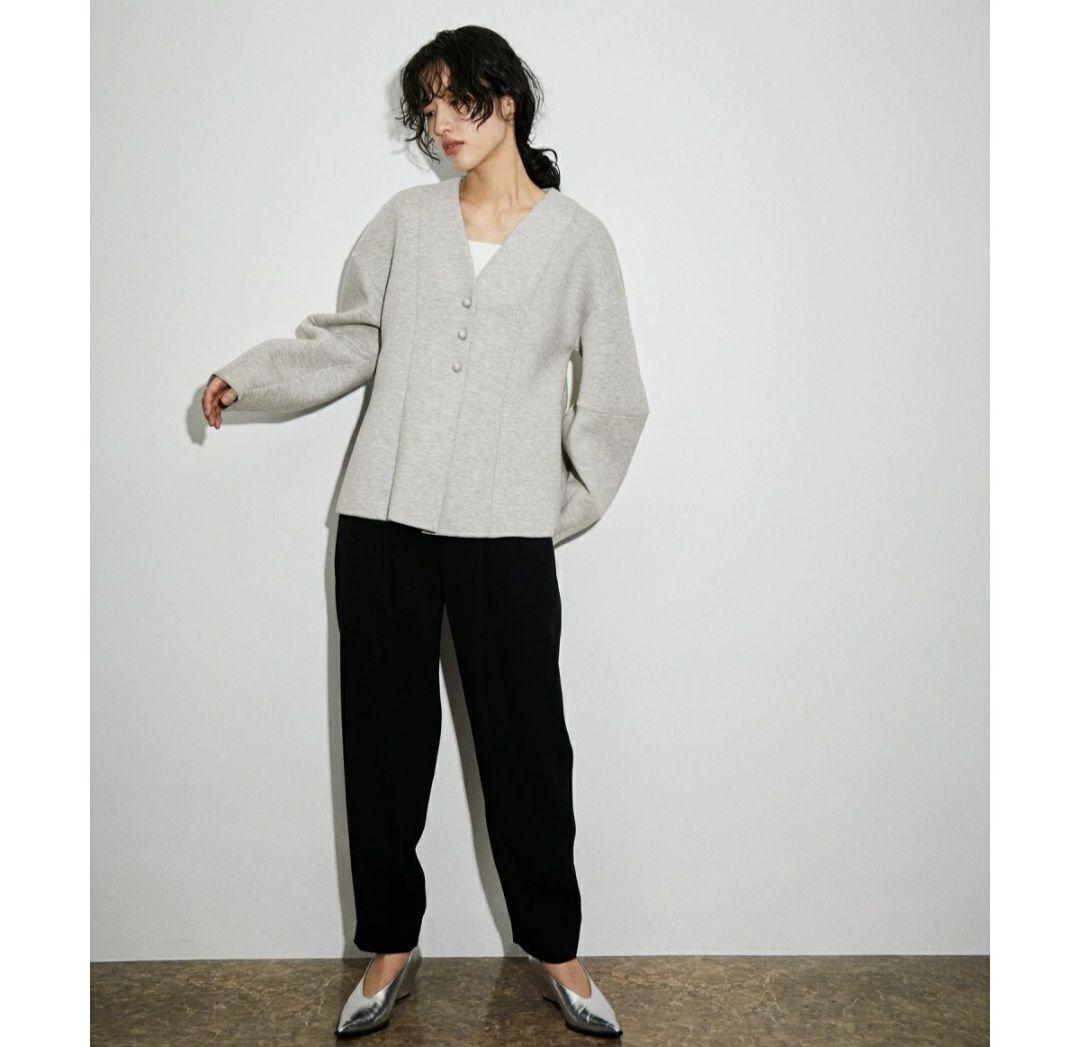 【極美品✨】ADAM ET ROPEアダムエロペ ペプラムダンボールカーディガン