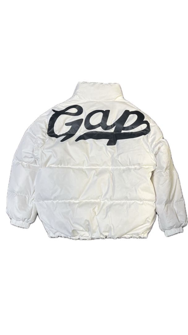 GAPホワイト 新品未使用　ダウンジャケット Mサイズ　短丈にもできます