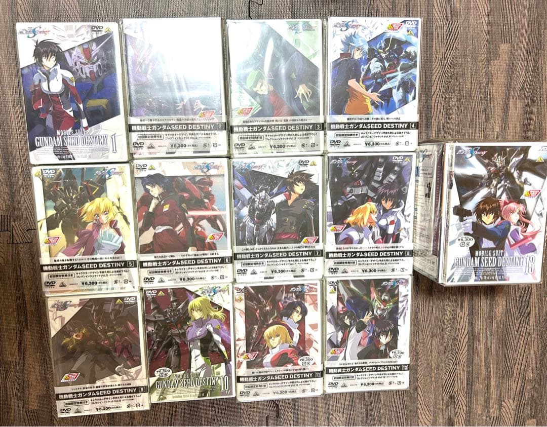 ガンダムSEED・ DESTINY DVD 全巻セット　エディション3、4巻